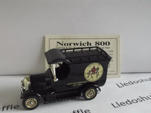 LP50100, Bull Nose Morris Van, City of Norwich 800, 800 years of City Charter 1194-1994