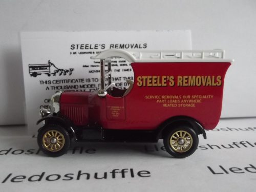 LP50131, Bull Nose Morris Van, Steele's Removals, Stamford