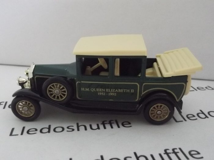LP53002, Rolls Royce Landaulet, The Accession of Queen Elizabeth II, green
