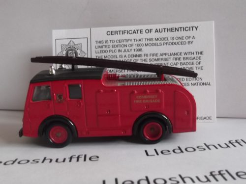 LP60018, Dennis Fire Engine, Somerset Fire Brigade