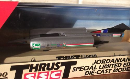 PM122003, Thrust SSC, Jordanian Trials 1996 in silver