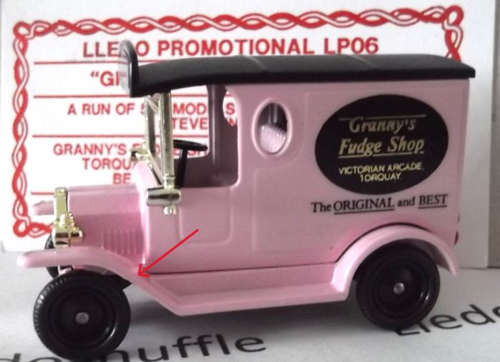 SP06008, Model T Ford Van, Granny's Fudge Shop, Carolines, Torquay - Image 2