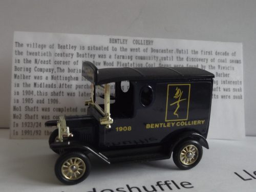 SP06088, Model T Ford Van, British Coal, Bentley Colliery 1908