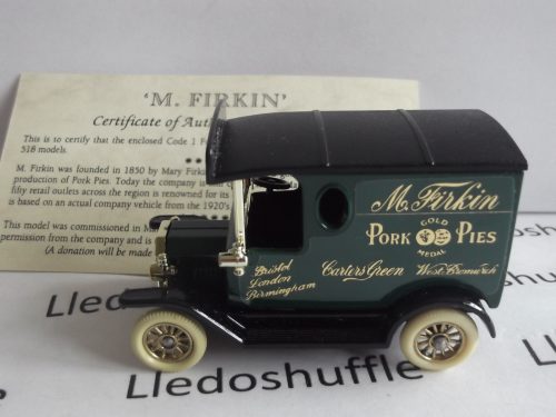 SP06113, Model T Ford Van, M Firkin, Pork Pies, West Bromwich