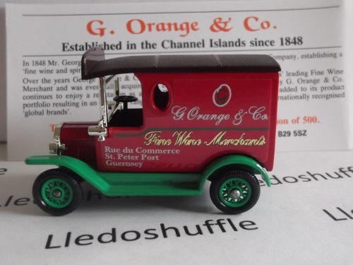 SP06247, Model T Ford Van, G. Orange & Co, Wine Merchant, Guernsey