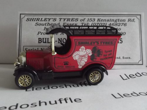 SP50037, Bull Nose Morris Van, Shirley's Tyres, Southend on Sea