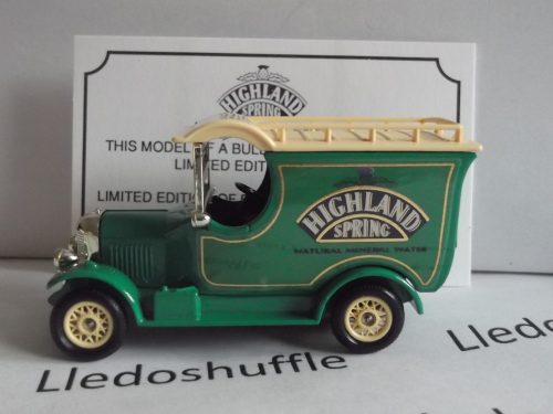 SP50082, Bull Nose Morris Van, Highland Spring, Natural Mineral Water