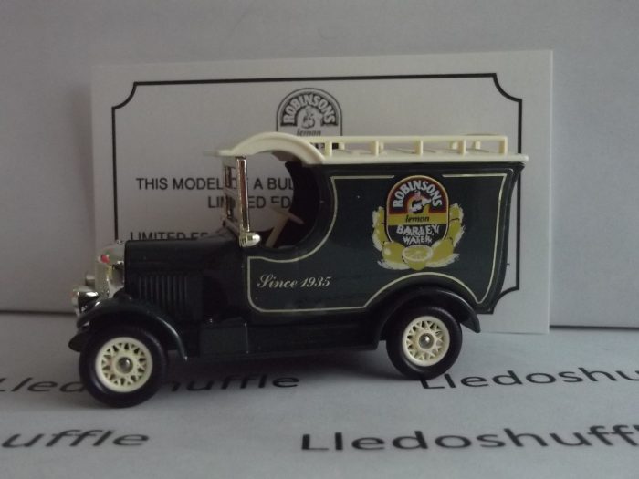 SP50083, Bull Nose Morris Van, Robinson's Lemon Barley Water