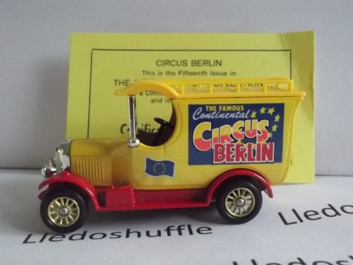 SP50182, Bull Nose Morris Van, Circus Berlin, The Circus Big Top Collection 15th Issue