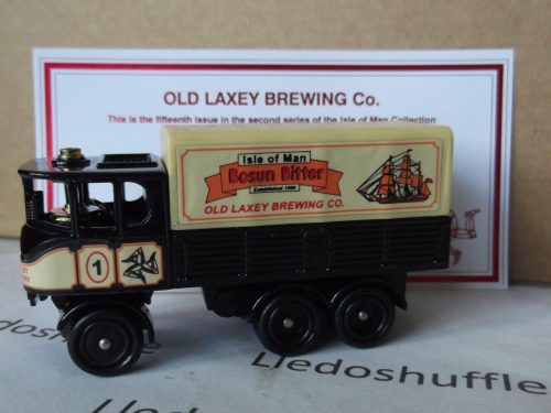 PV101, Code 3, Sentinel 6w Dropside Steam Wagon, Old Laxey Brewing Co, Bosun Bitter, Isle of Man