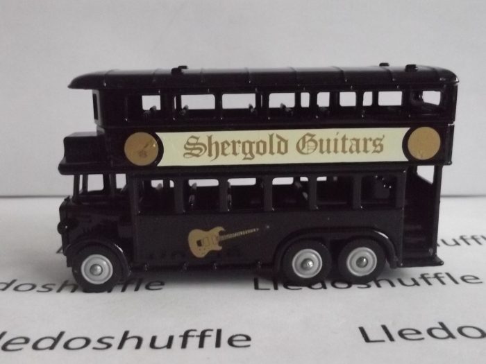DG049, Code 3, AEC Renown Double Deck Bus, Shergold Guitars, Harold Wood - Black body