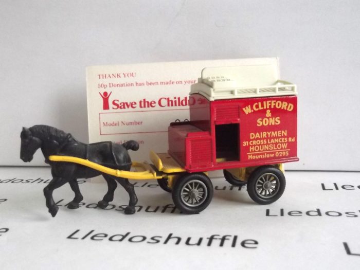 DG02003, Horse Drawn Milk Float, W. Clifford & Sons, Dairymen, Hounslow