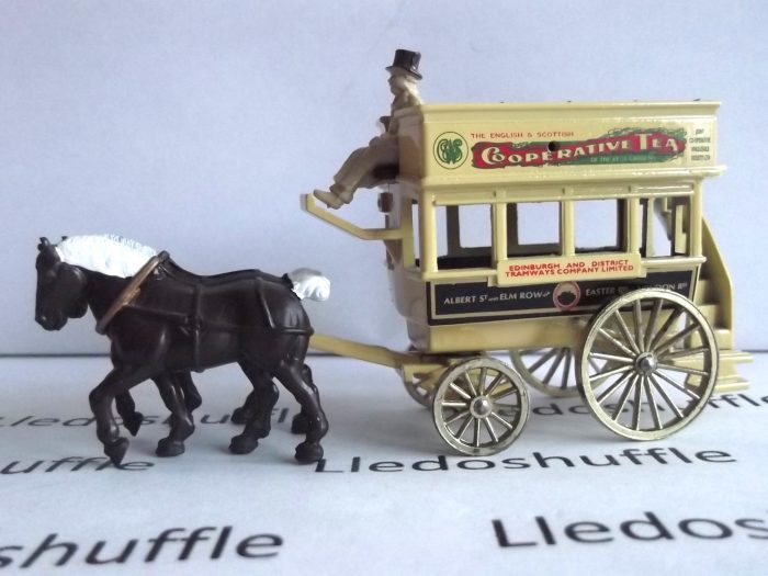 DG04015, Horse Drawn Omnibus, Edinburgh & District Tramways, Co-operative Tea