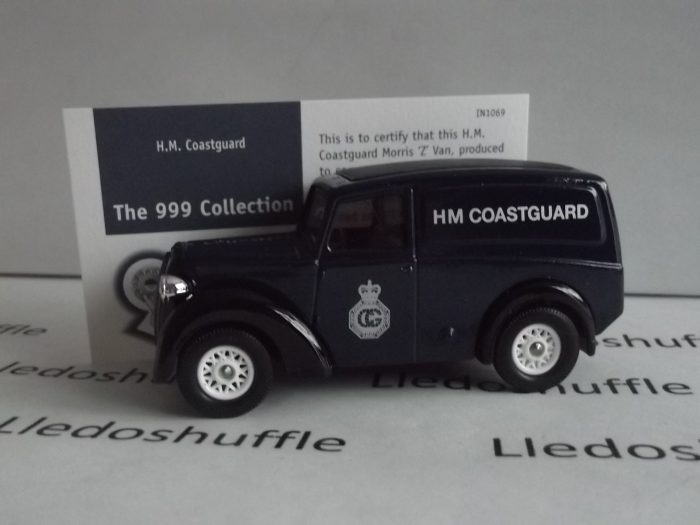 DG58016, Morris Z Van, HM Coastguard, 999 Series