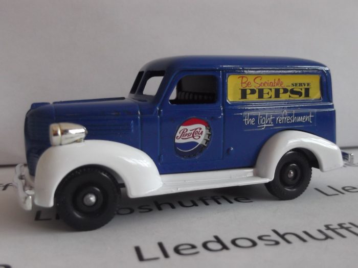 Lledo Pre-Production DG93, Dodge Panel Van, Pepsi Cola, Be Sociable, Serve Pepsi, The Light Refreshment