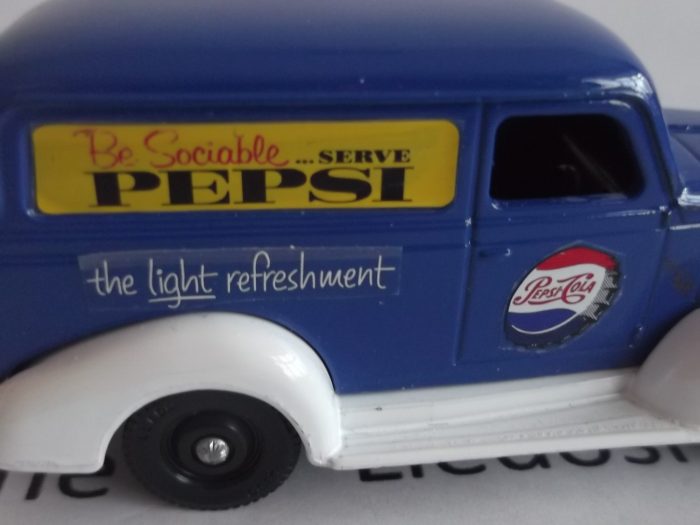 Lledo Pre-Production DG93, Dodge Panel Van, Pepsi Cola, Be Sociable, Serve Pepsi, The Light Refreshment - Image 5