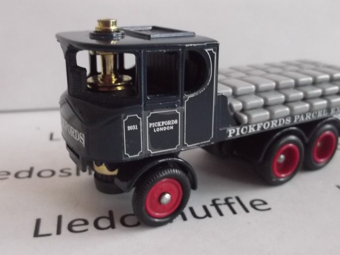 Lledo Pre-Production DG98, Sentinel 6w Flatbed Steam Wagon, Pickfords Parcel Express London with Coal Sack Load - Image 3