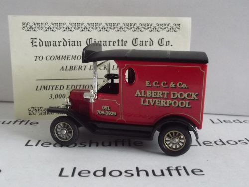 LP06490, Model T Ford Van, ECC & Co., Edwardian Cigarette Card Co., Albert Dock, Liverpool