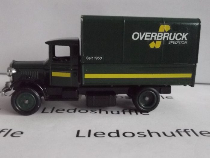 Lledo Pre-Production LP28, Mack Canvas Back Truck, Overbruck Spedition, Seit 1950
