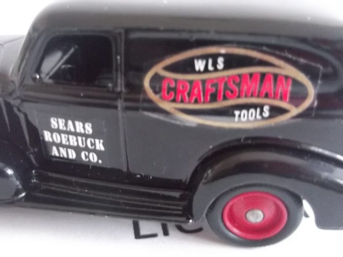 Lledo Pre-Production LP30, Chevrolet Sedan Delivery Van, Sears Roebuck and Co, WLS Craftsman Tools - Image 4