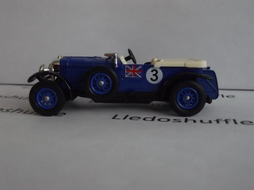SL46001, Bentley 4.5 litre Saloon, Blue, Racing Number 3