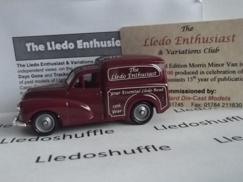 PV127, Code 3, Morris Minor Van, The Lledo Enthusiast and Variations Club 15th Anniversary