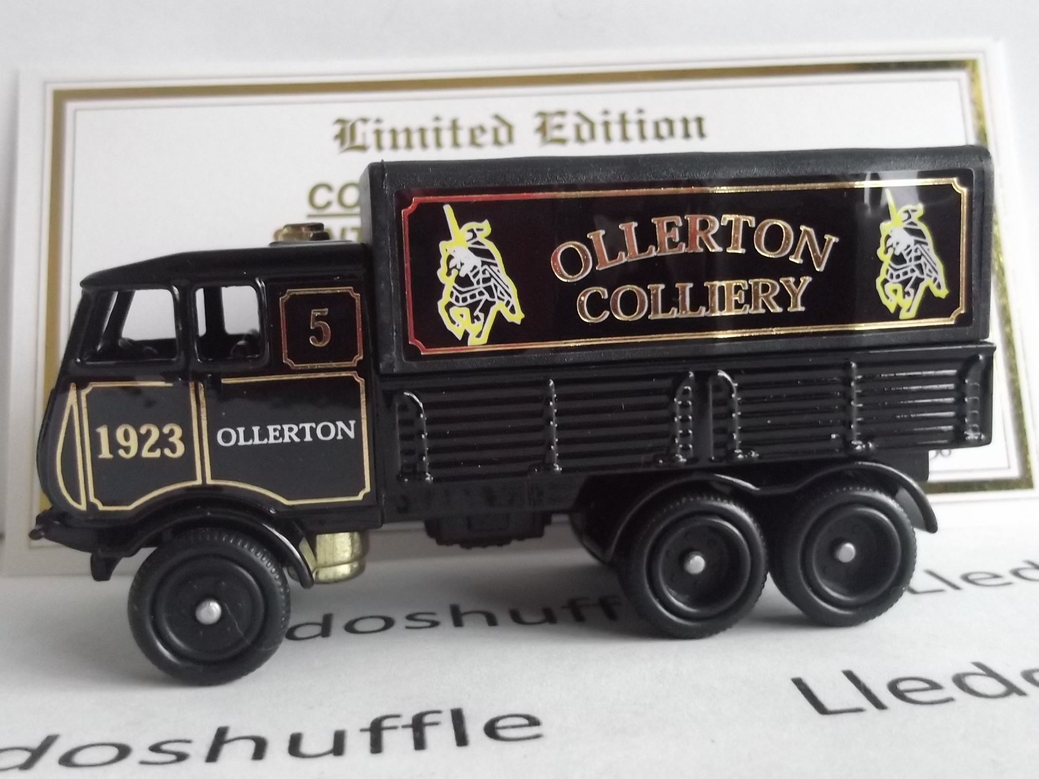 PV081, Code 3, Sentinel 6w Dropside Steam Wagon, Ollerton Colliery 1923, British Coal, Collieries on Steam Series No. 5