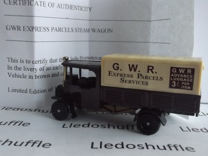 PV091, Code 3, Foden Steam Wagon, Great Western Railway, GWR Express Parcels Service
