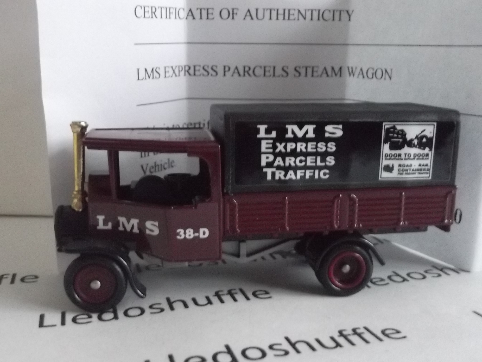 PV091, Code 3, Foden Steam Wagon, LMS Express Parcels Traffic, 38-D