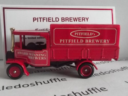 PV091, Code 3, Foden Steam Wagon, Pitfield Brewery, Pitfield's, Award Winning Brewers
