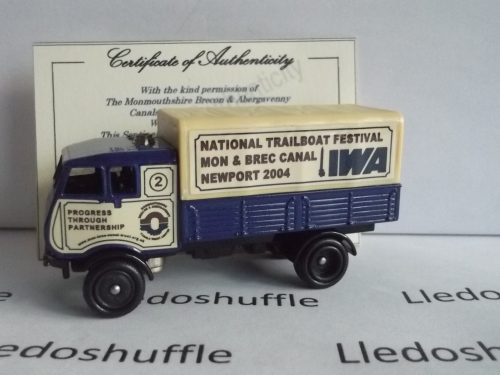 PV097, Code 3, Sentinel 4w Dropside Steam Wagon, National Trailboat Festival, Monmouthshire & Brecon Canal, Newport 2004