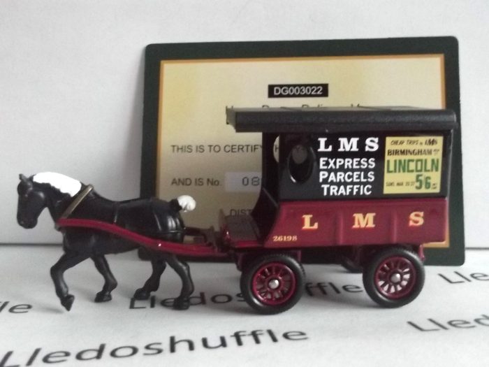 DG03022, Horse Drawn Delivery Van, LMS Express Parcels Traffic