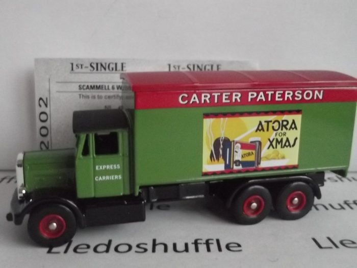 DG44036, Scammell 6 Wheel Truck, Carter Paterson, Atora for Xmas
