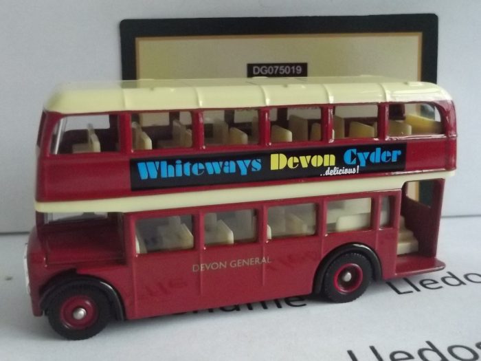 DG75019, Bristol LD6G Lodekka Double Deck Bus, Devon General, Whiteways Devon Cyder