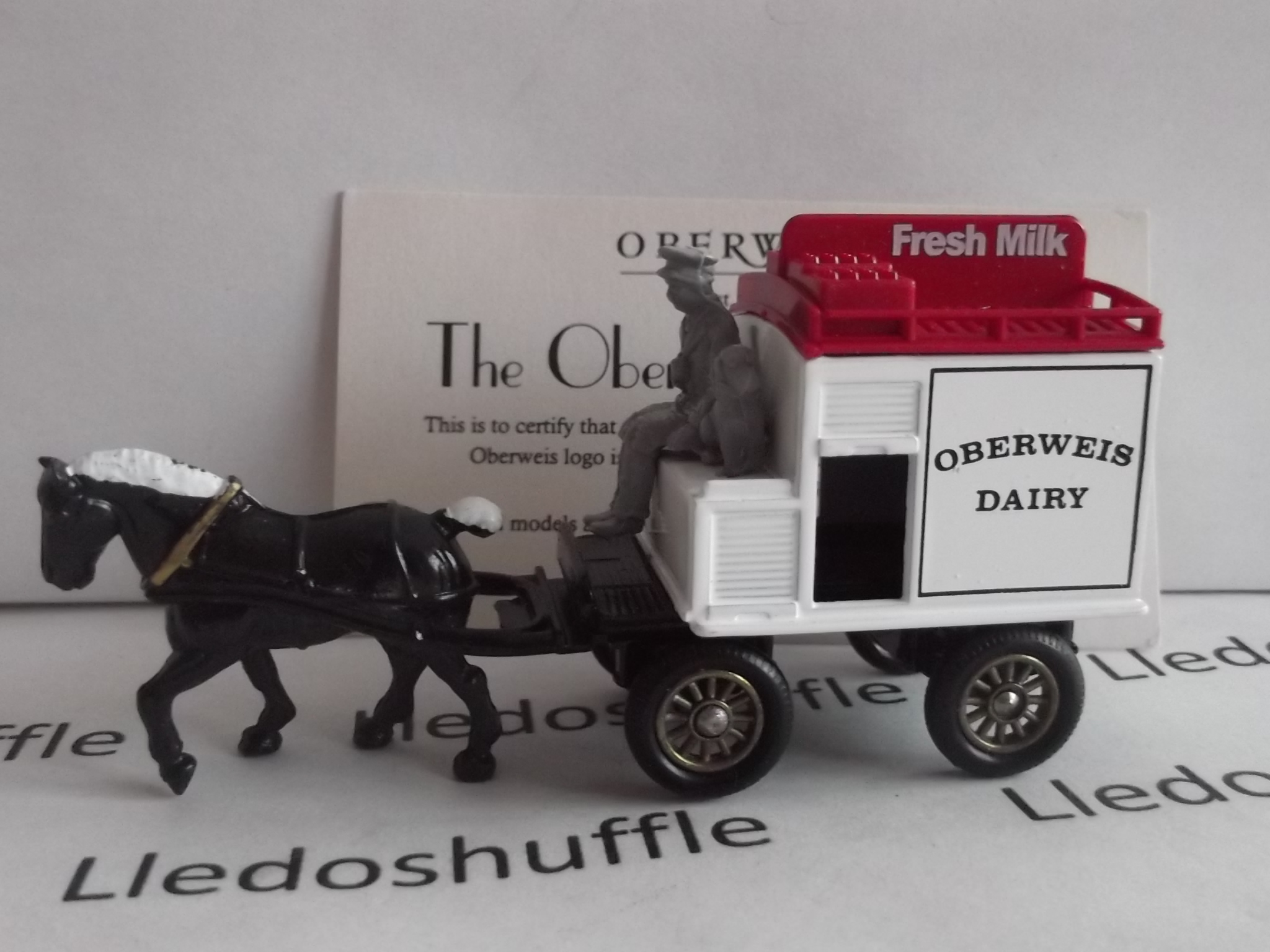 LP02003, Horse Drawn Milk Float, Oberweis Dairy