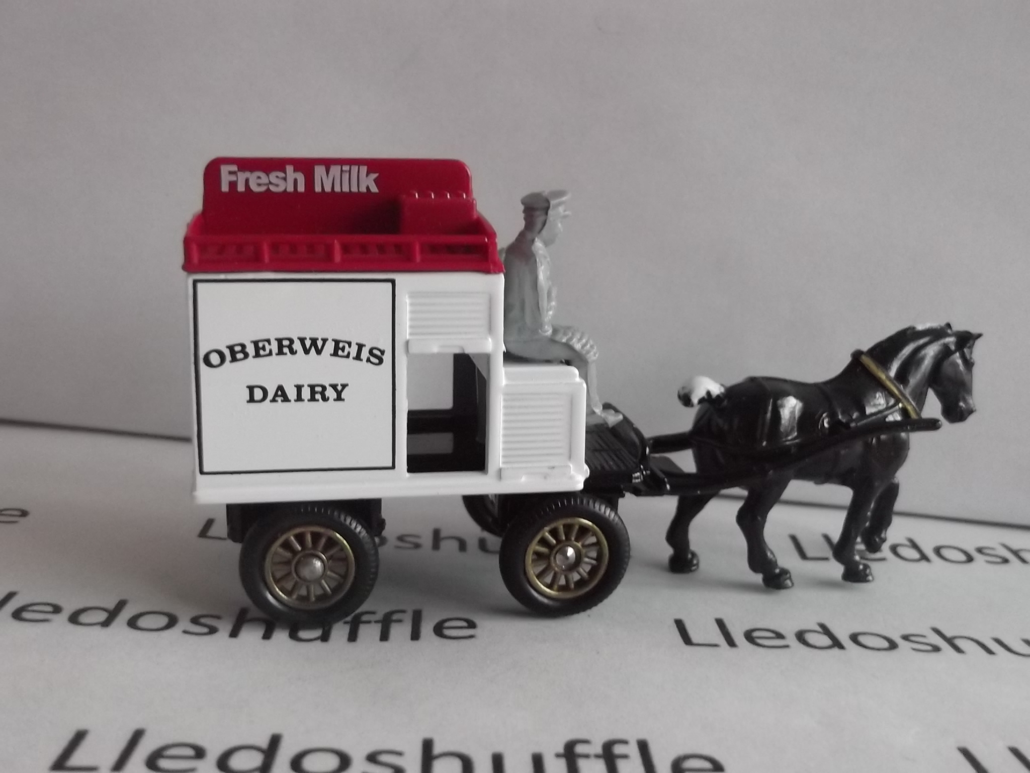 LP02003, Horse Drawn Milk Float, Oberweis Dairy - Image 2