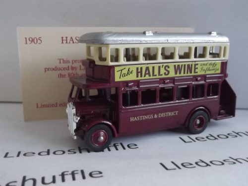 LP15007, AEC Regent Double Deck Bus, Hastings & District, Hall's Wines