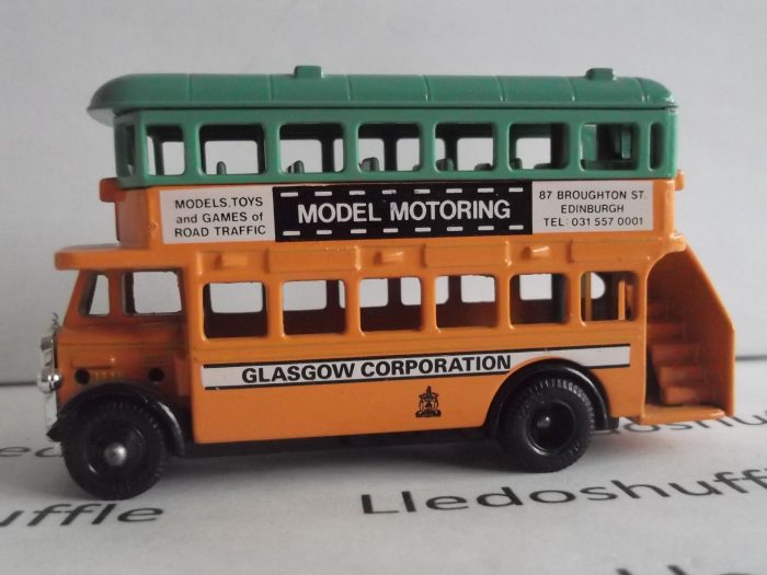 LP15077, AEC Regent Double Deck Bus, Glasgow Corporation, Model Motoring - Image 2