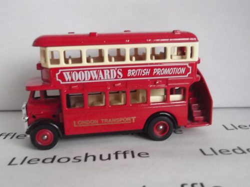 LP15187, AEC Regent Double Deck Bus, London Transport, Woodward's British Promotion