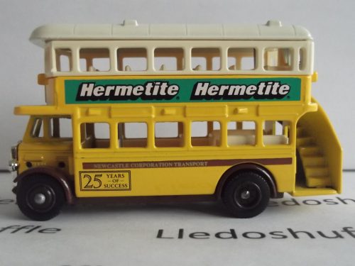 LP15207, AEC Regent Double Deck Bus, Newcastle Corporation Transport, Hermetite, 25 Years of Success