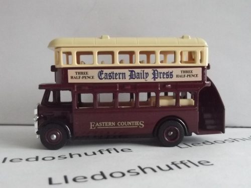 LP15210, AEC Regent Double Deck Bus, Eastern Counties, Eastern Daily Press