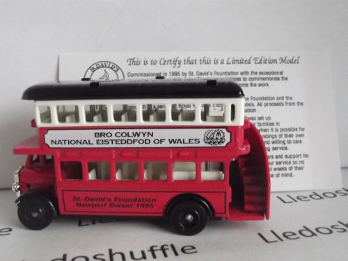 LP15211, AEC Regent Double Deck Bus, St David's Foundation 1995, Bro Colwyn National Eisteddfod of Wales