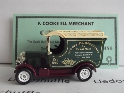 SP50055, Bull Nose Morris Van, F. Cooke, Eel Merchants for Pie and Mash