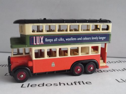 DG49026, AEC Renown Double Deck Bus, Glasgow Corporation, Lux Soap Powder