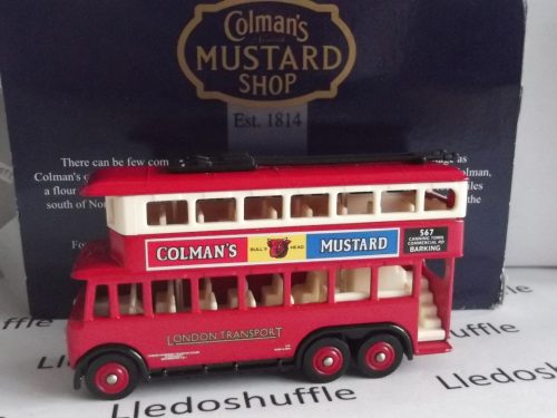 LP41-1001, Karrier E6 Trolley Bus, London Transport, Colman's Mustard