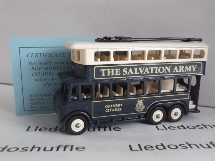 LP41086, Karrier E6 Trolley Bus, Grimsby Citadel, The Salvation Army