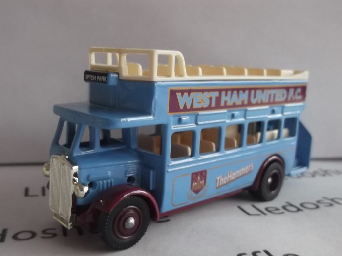 LP68008, AEC Regent Open Top Bus, West Ham United F.C. (Football Club), Upton Park