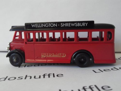 LP017, Code 3, AEC Regal Single Deck Bus, Midland, Wellington - Shrewsbury