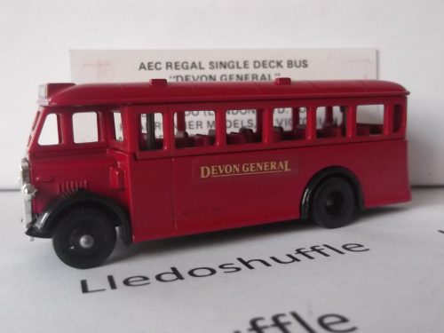 LP17036, AEC Regal Single Deck Bus, Devon General