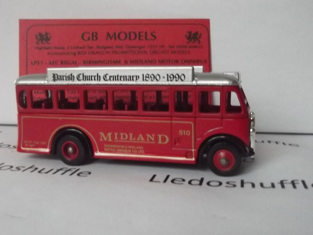 LP17089, AEC Regal Single Deck Bus, Midland Red, Bedworth Almshouses ...